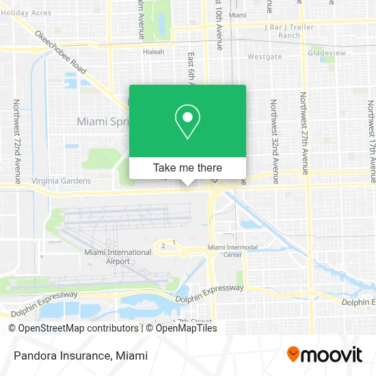 Pandora Insurance map