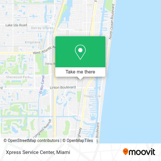 Xpress Service Center map