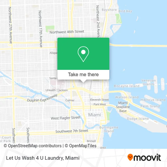 Let Us Wash 4 U Laundry map