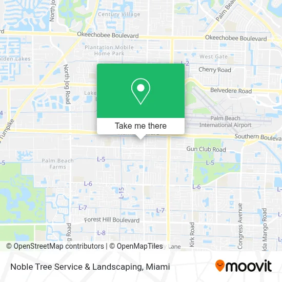 Noble Tree Service & Landscaping map