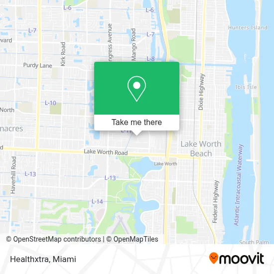 Healthxtra map