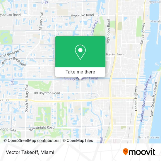 Vector Takeoff map