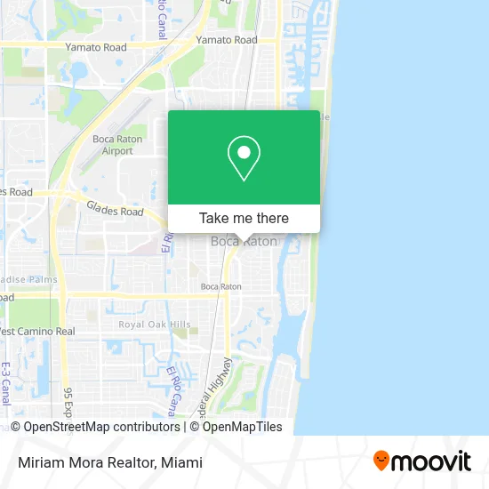 Miriam Mora Realtor map