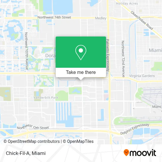 Chick-Fil-A map