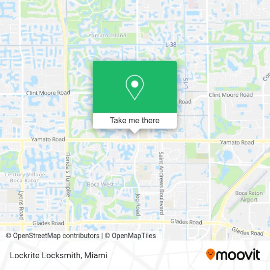Lockrite Locksmith map
