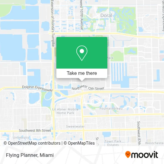 Flying Planner map