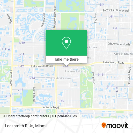 Locksmith R Us map