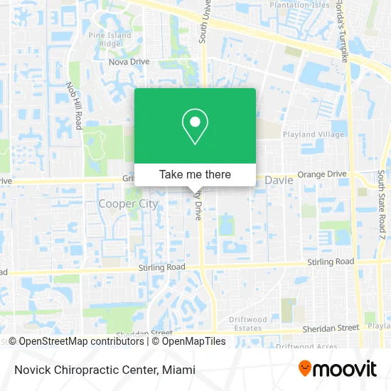 Novick Chiropractic Center map