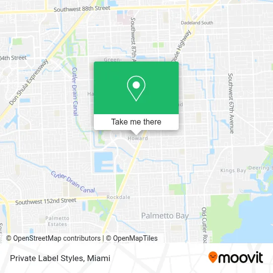 Private Label Styles map