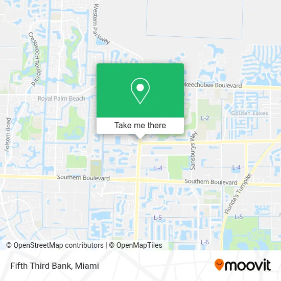 Fifth Third Bank map