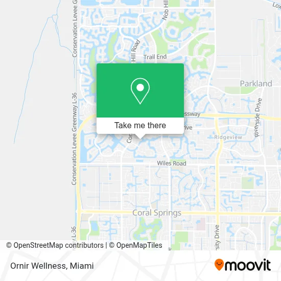 Ornir Wellness map