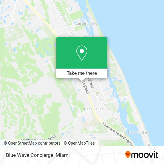 Blue Wave Concierge map