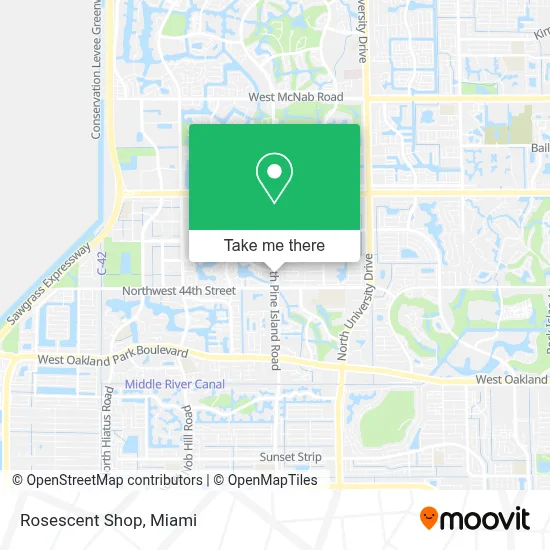 Rosescent Shop map