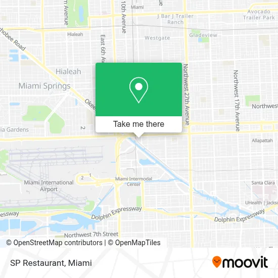 SP Restaurant map