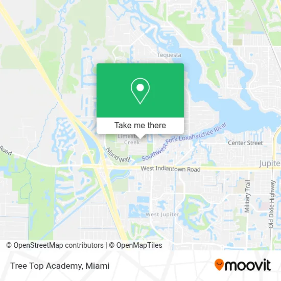 Tree Top Academy map