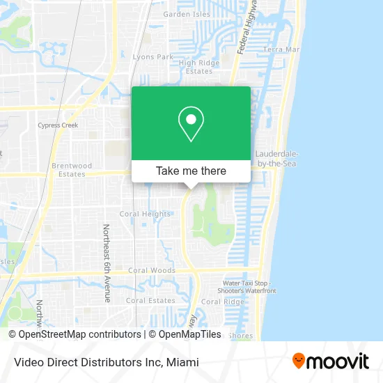 Video Direct Distributors Inc map