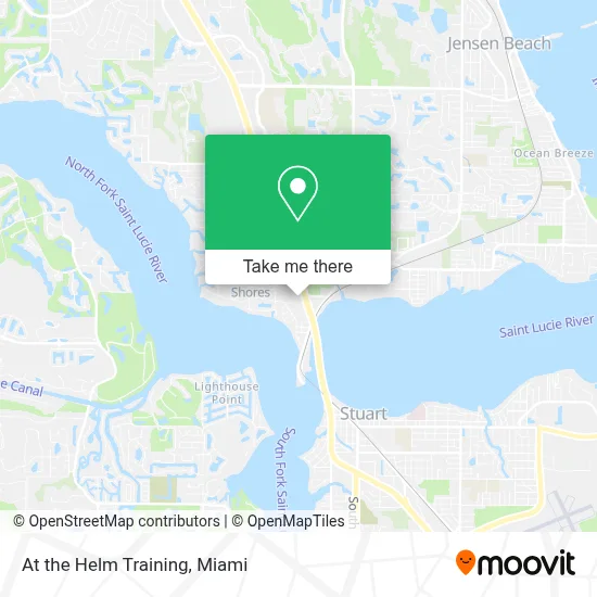 At the Helm Training map