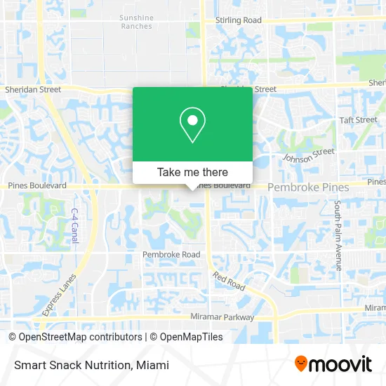 Smart Snack Nutrition map