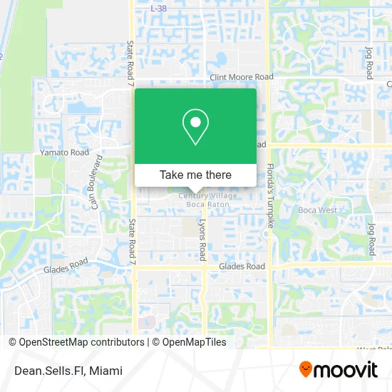 Dean.Sells.Fl map