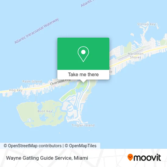 Wayne Gatling Guide Service map