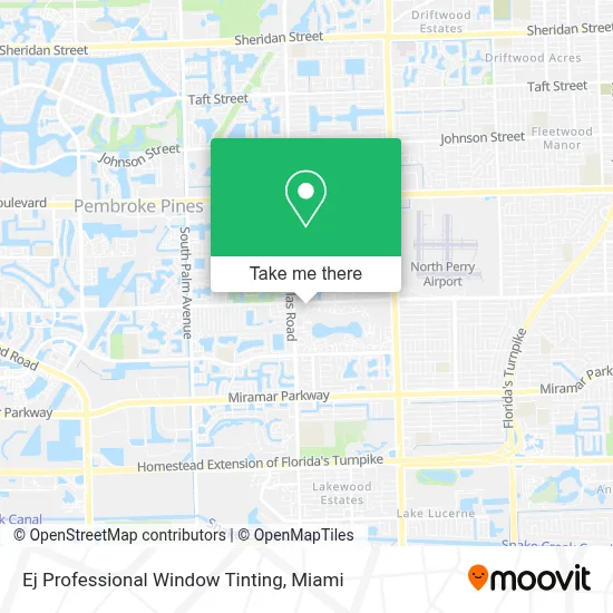 Ej Professional Window Tinting map
