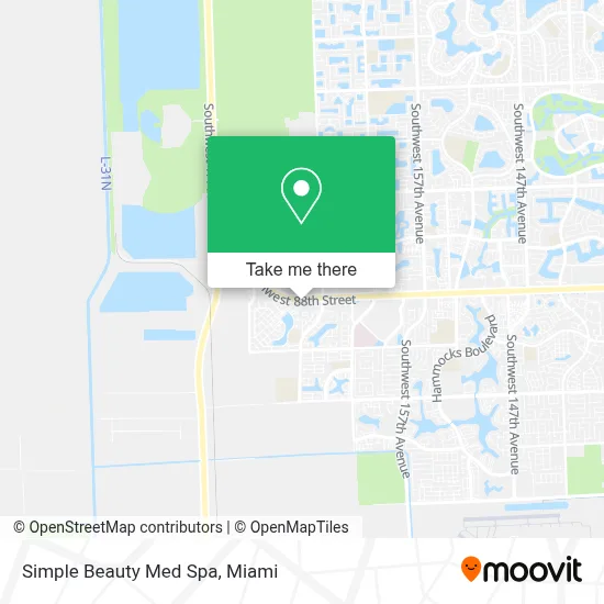 Simple Beauty Med Spa map