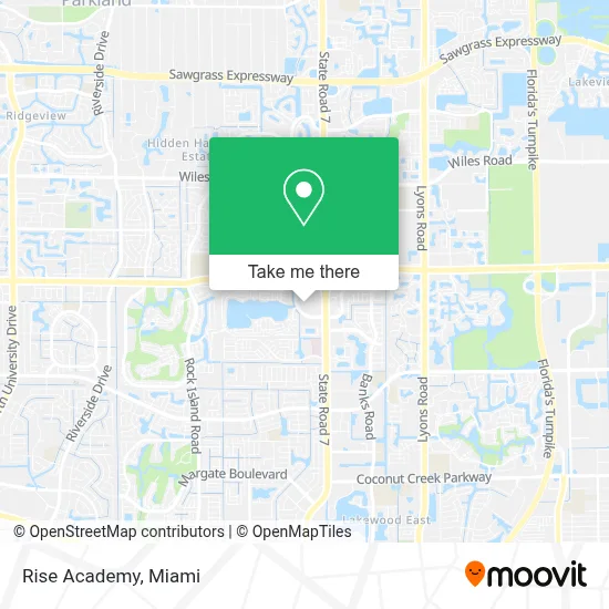 Rise Academy map