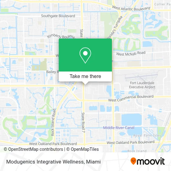 Modugenics Integrative Wellness map