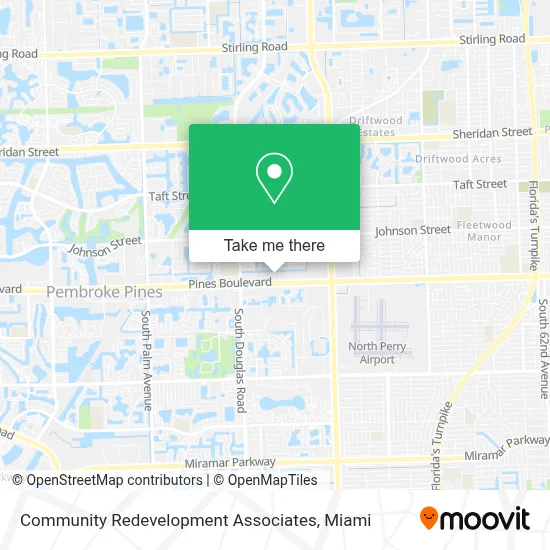 Community Redevelopment Associates map