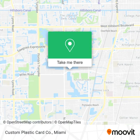 Custom Plastic Card Co. map