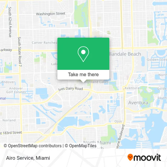 Airo Service map
