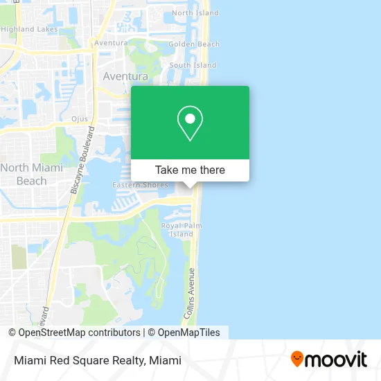 Miami Red Square Realty map