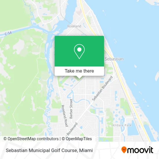 Sebastian Municipal Golf Course map