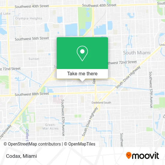 Codax map
