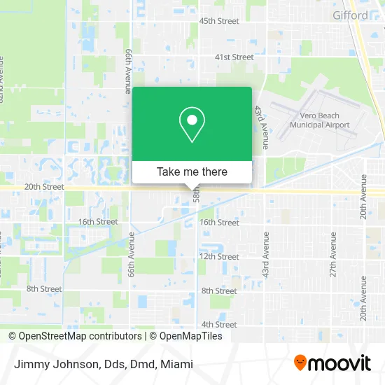 Jimmy Johnson, Dds, Dmd map