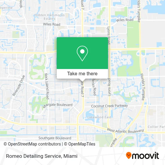 Mapa de Romeo Detailing Service