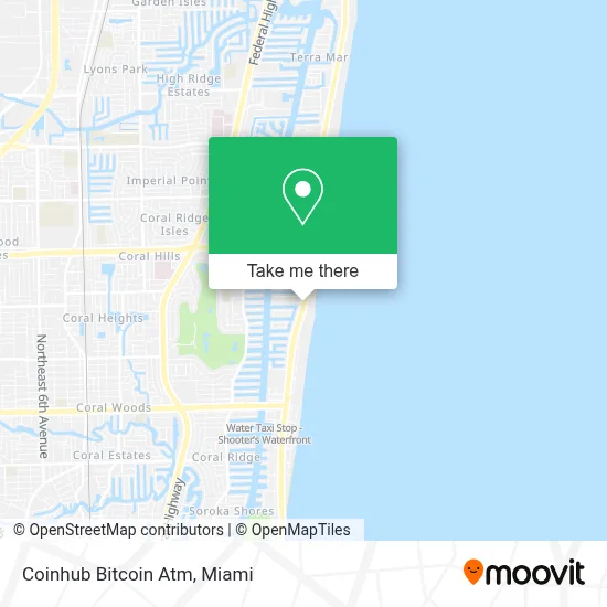 Coinhub Bitcoin Atm map