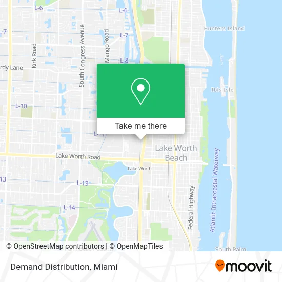 Demand Distribution map