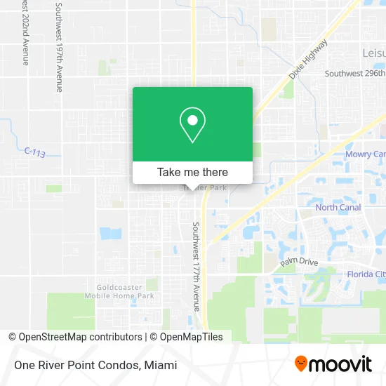 One River Point Condos map