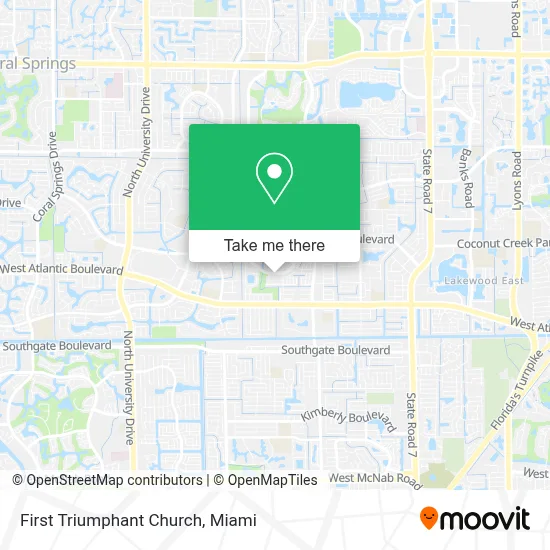 First Triumphant Church map