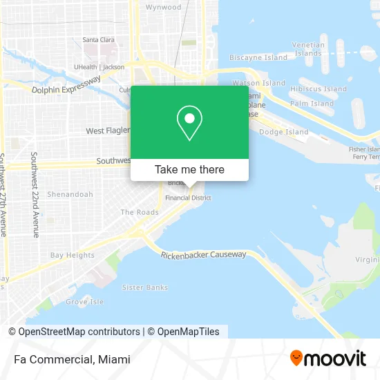 Fa Commercial map