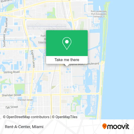 Rent-A-Center map