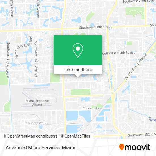 Advanced Micro Services map
