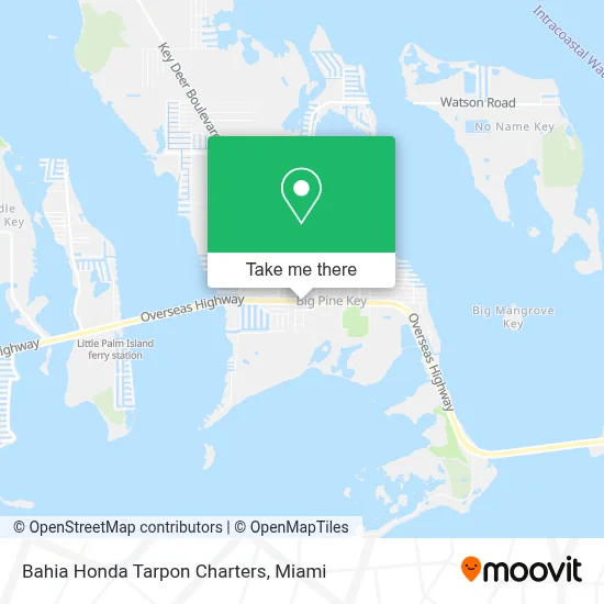 Bahia Honda Tarpon Charters map