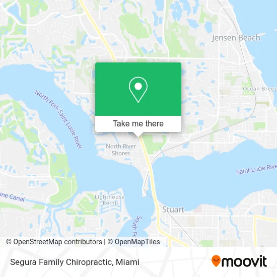Segura Family Chiropractic map