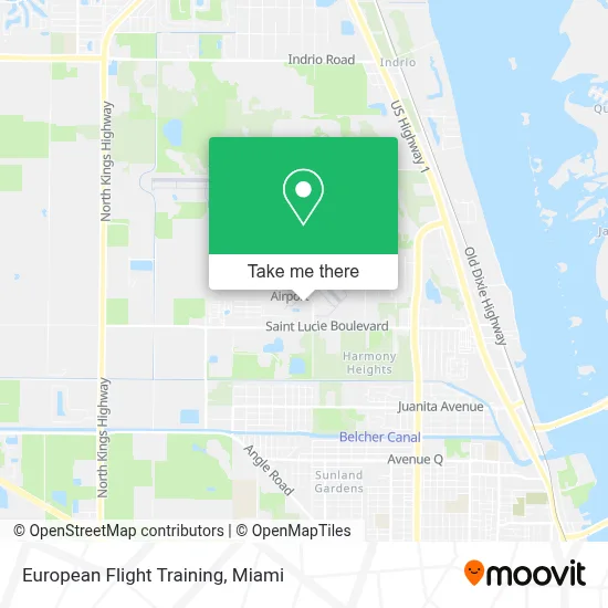 European Flight Training map