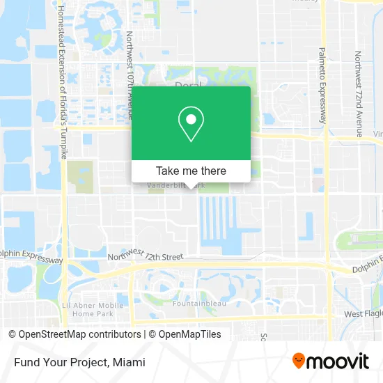 Fund Your Project map