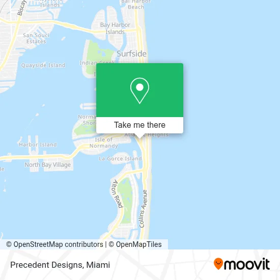 Precedent Designs map
