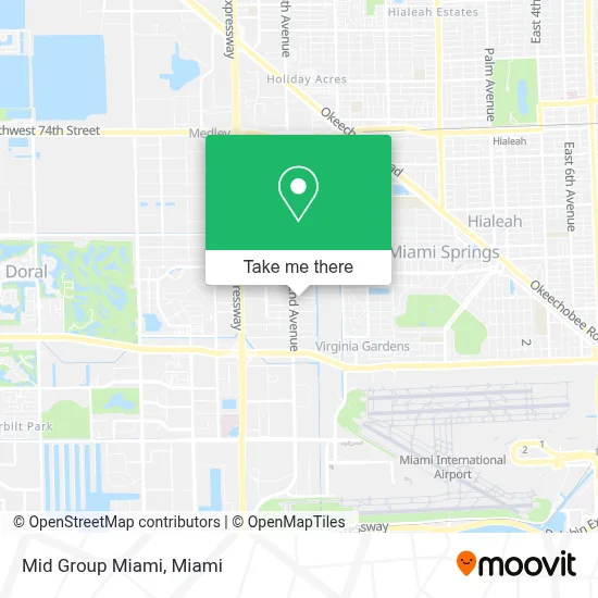 Mid Group Miami map