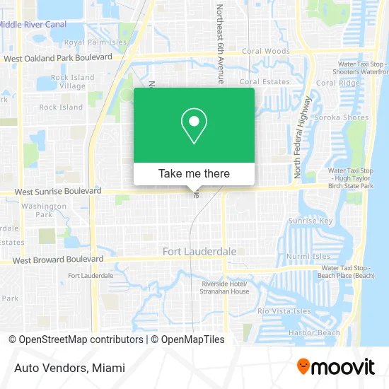 Auto Vendors map